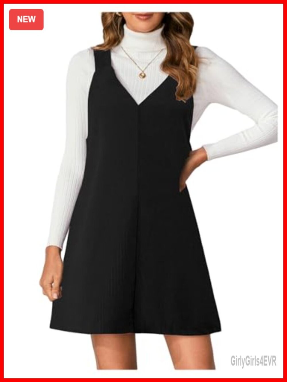 Corduroy Overalls Dress Mini Pinafore Jumper Sleeveless Casual